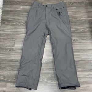 Men's Grenade Gray Snowboard Pants